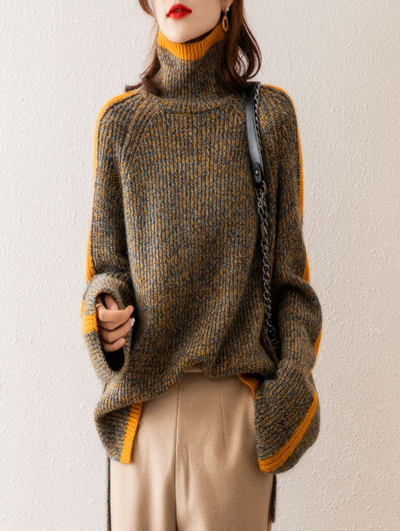 Emy | Pull ample en tricot coupe-vent