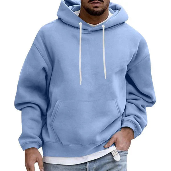 Sweat à capuche pour homme avec poche pratique et style décontracté