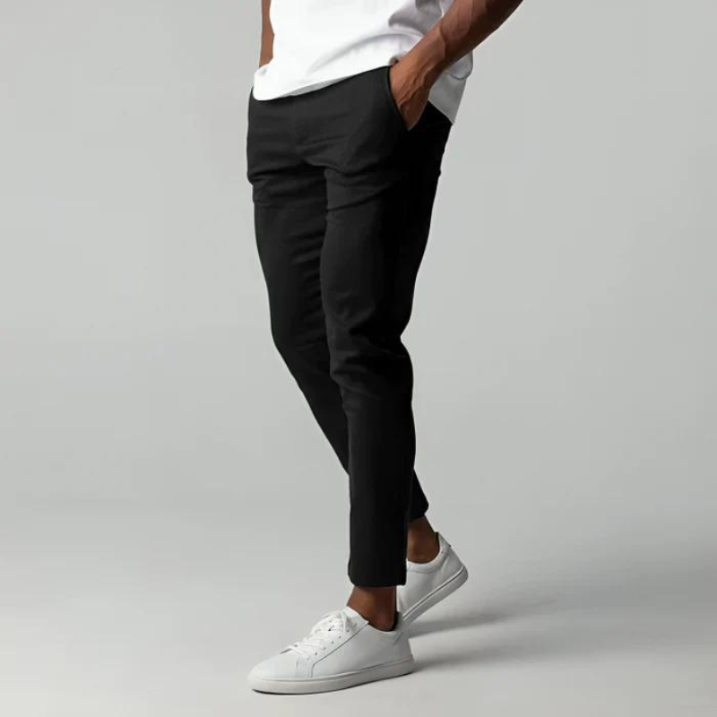 Pantalon chino décontracté pour homme au style simple et polyvalent