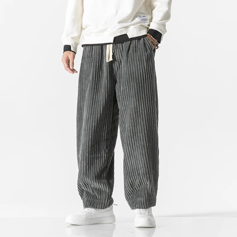 Pantalon ample décontracté pour homme au style détente