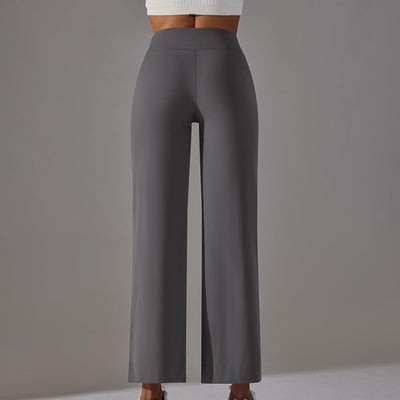 Léa Blanchet® | Pantalon large taille haute avec cordon