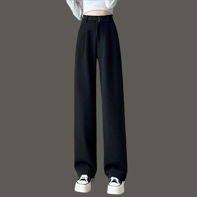 Léa Blanchet® | Pantalon tailleur à pinces taille haute