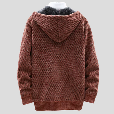 Sweat à capuche zippé pour homme au style confortable