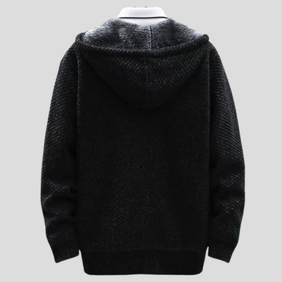 Sweat à capuche zippé pour homme au style confortable