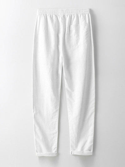 Ensemble homme avec chemise col officier à manches courtes et pantalon droit style décontracté