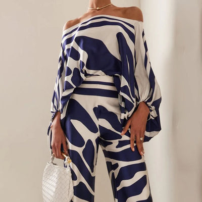 Combinaison femme une manche coupe large au style chic et tendance