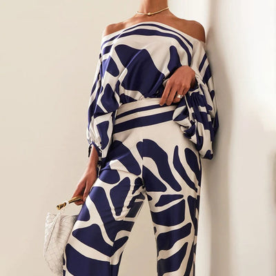 Combinaison femme une manche coupe large au style chic et tendance