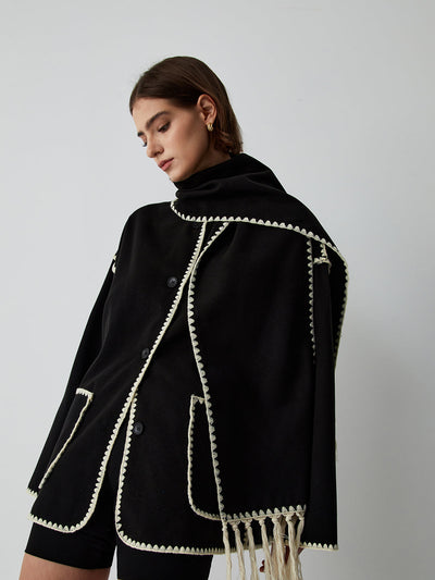 Lauren | Veste avec écharpe assortie