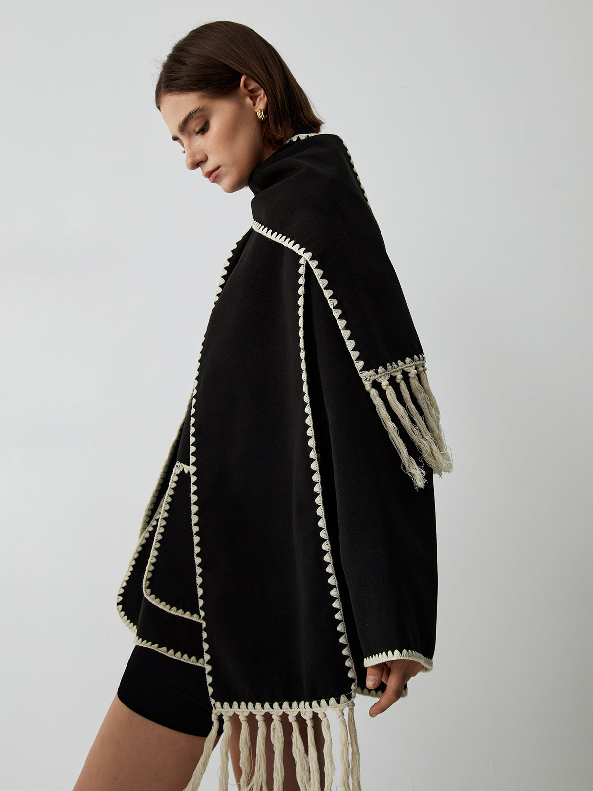 Lauren | Veste avec écharpe assortie