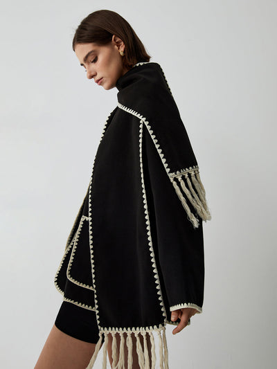 Lauren | Veste avec écharpe assortie