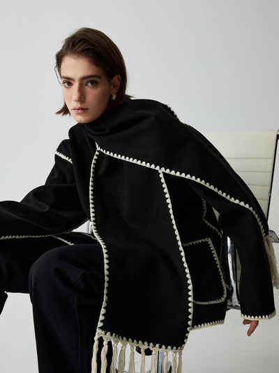 Lauren | Veste avec écharpe assortie