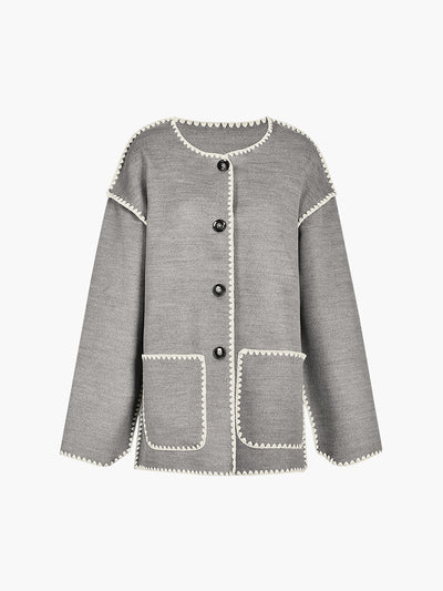 Lauren | Veste avec écharpe assortie