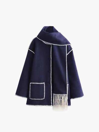 Lauren | Veste avec écharpe assortie