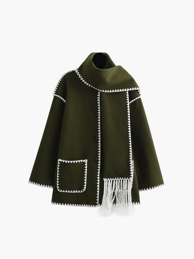 Lauren | Veste avec écharpe assortie