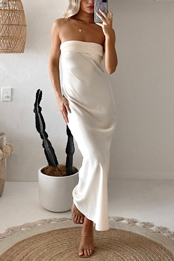Robe longue bustier parfaite pour un style élégant lors de soirées ou événements