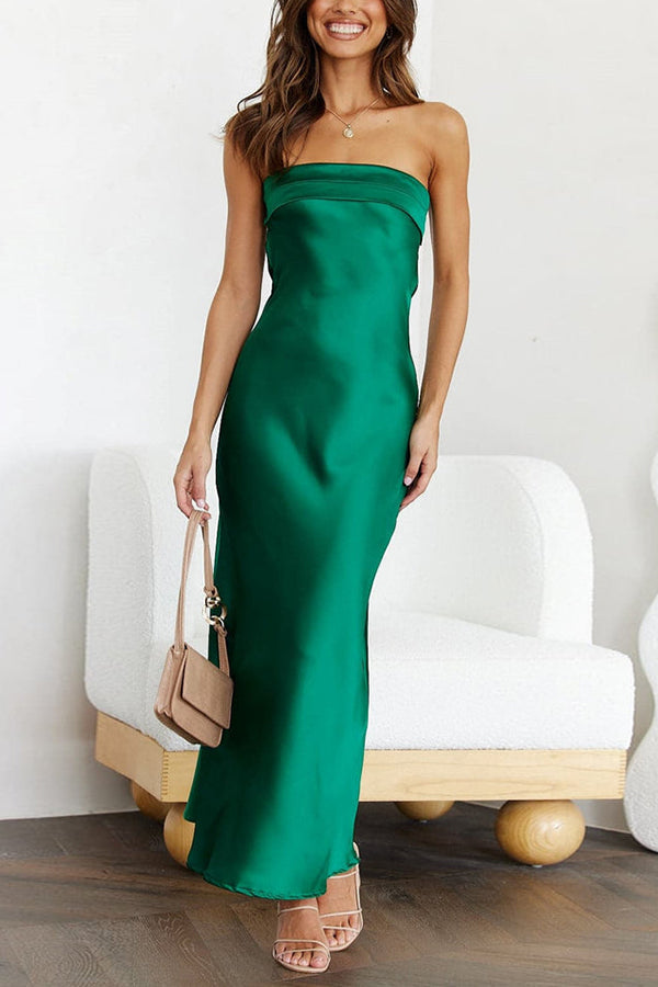 Robe longue bustier parfaite pour un style élégant lors de soirées ou événements