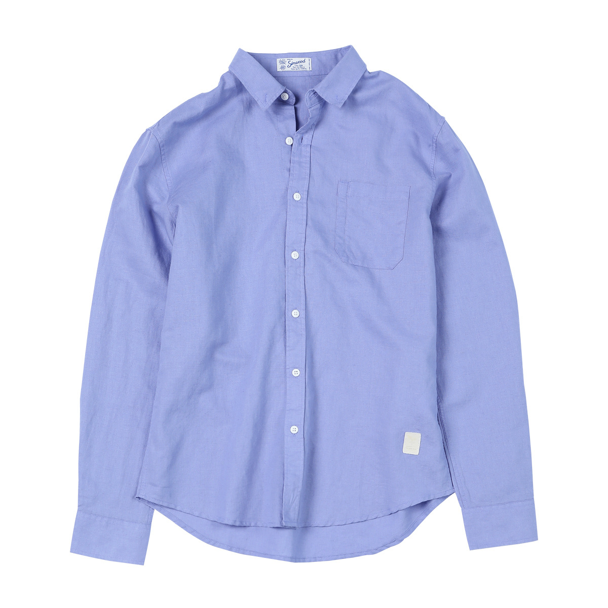 Chemise à manches longues pour homme au style moderne