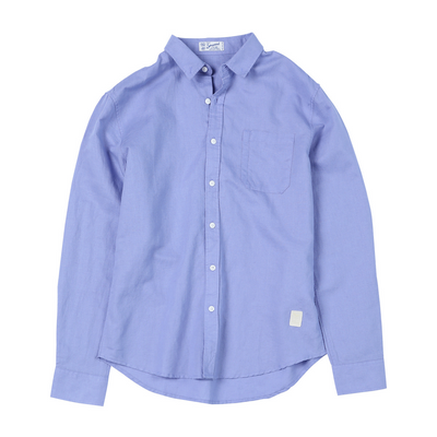 Chemise à manches longues pour homme au style moderne