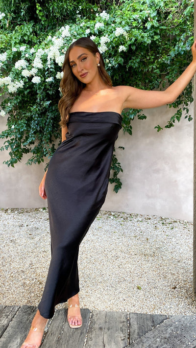 Robe longue sans bretelles parfaite pour vos sorties élégantes