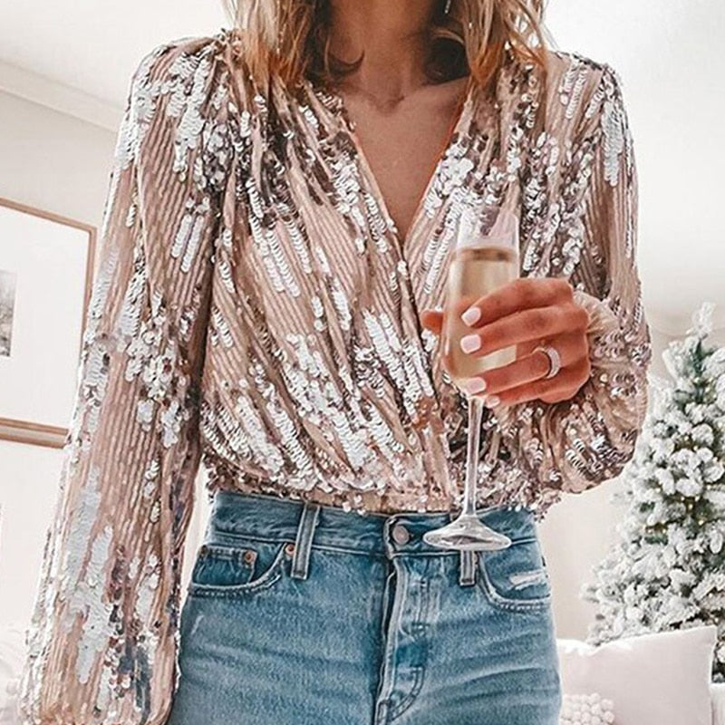 Paillettes | Chemisier