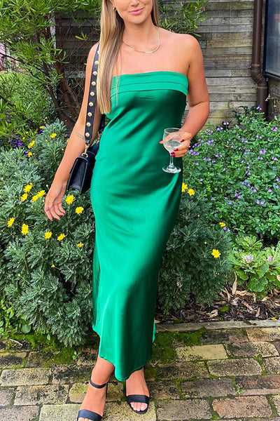 Robe longue bustier parfaite pour un style élégant lors de soirées ou événements