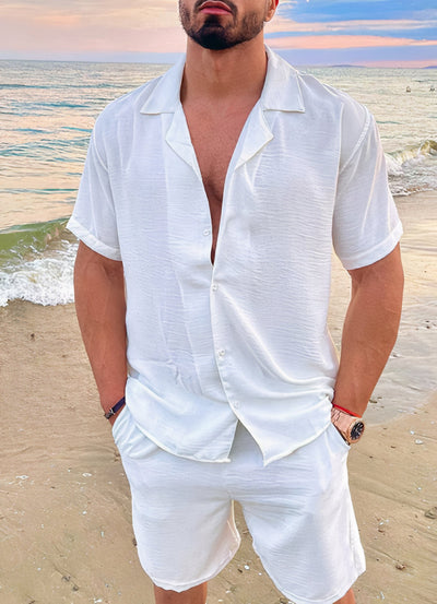 Elegantes Sommer-Set aus Leinen für Herren - Rommy