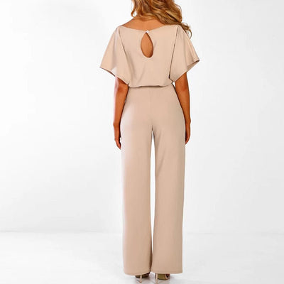Combinaison élégante pour femme avec ceinture à nouer